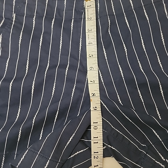 Nautica Mid Rise Twill Womens Navy  Shorts  10 - Picture 6 of 12